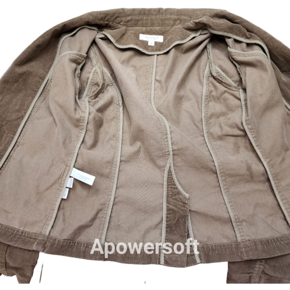 Ann Taylor Brown Corduroy Blazer - Picture 6 of 9